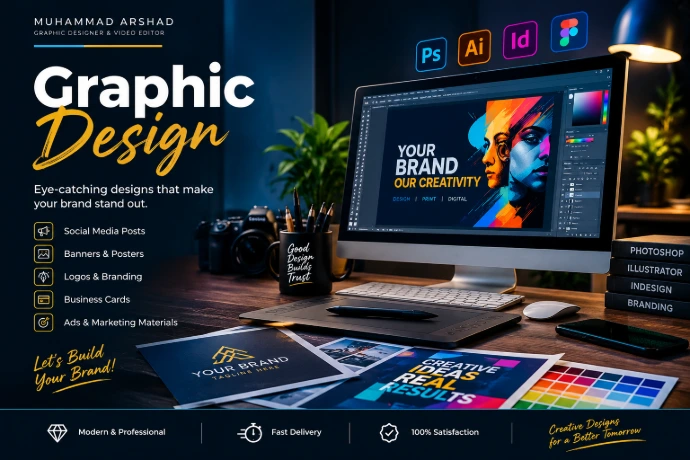All graphic design work 